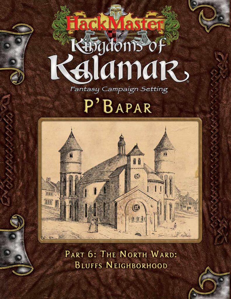 Hackmaster Map HackMaster - Kingdoms of Kalamar - P'Bapar 6: North Ward - Bluffs ...