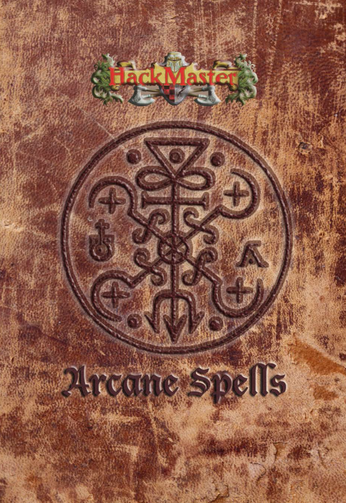 HackMaster Arcane Spell Book Kenzer & Company
